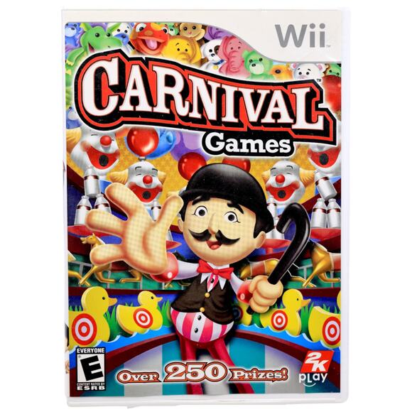 Nintendo Wii Carnival Games 2k Play w Original Box & Manual - Picture 1 of 7